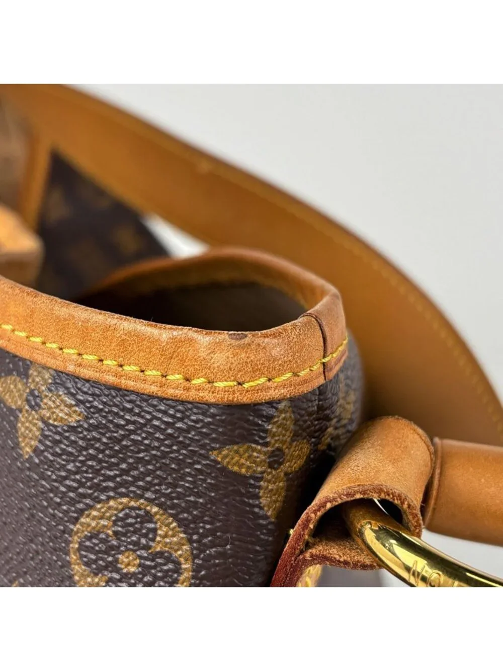 Louis Vuitton Delightful MM Shoulder Bag Monogram Brown